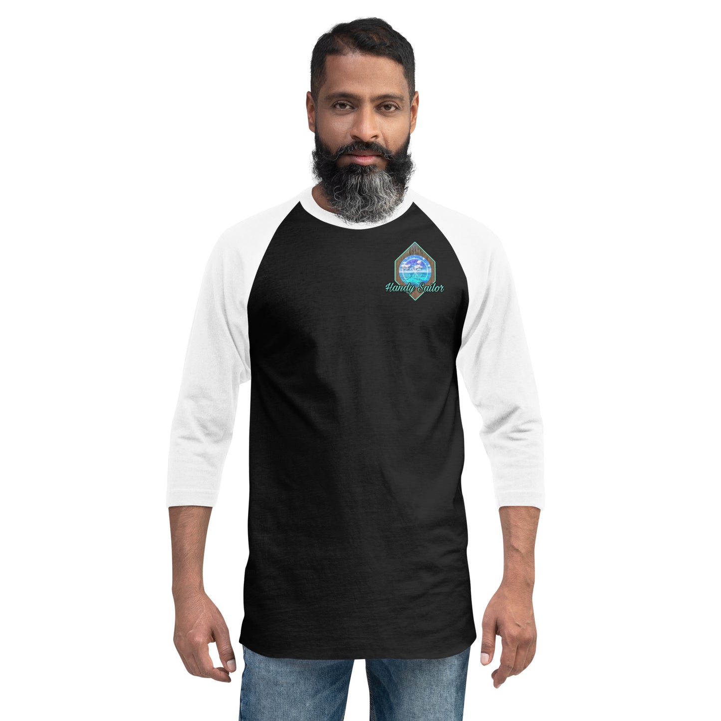 3/4 sleeve raglan shirt