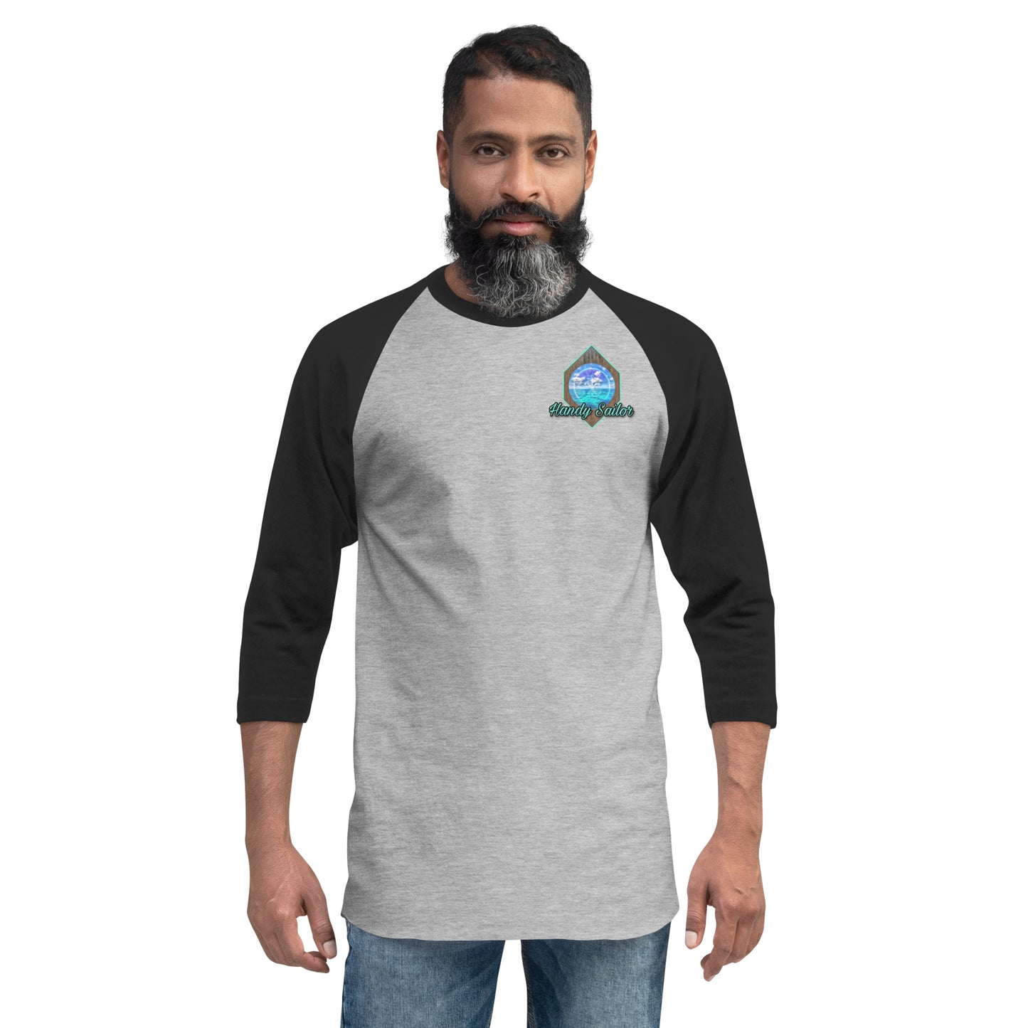 3/4 sleeve raglan shirt